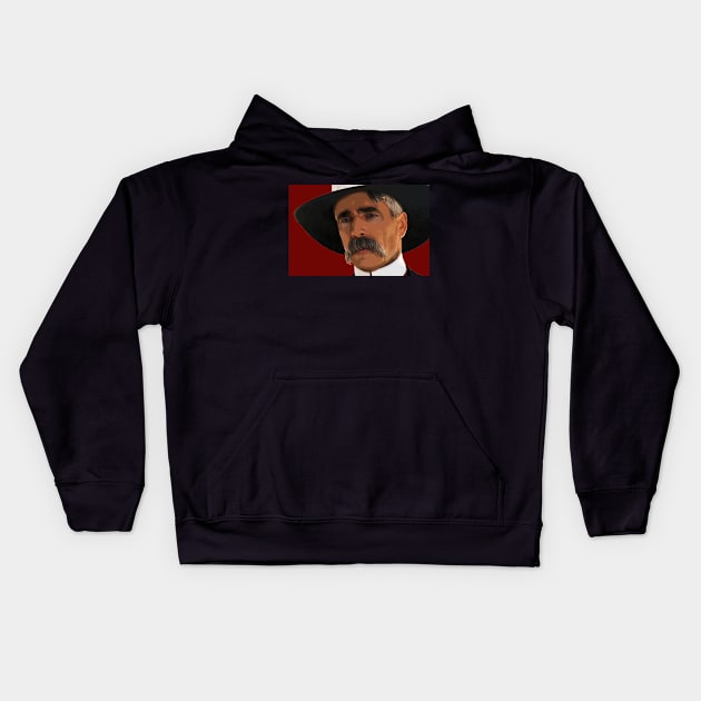 sam elliott Kids Hoodie by oryan80